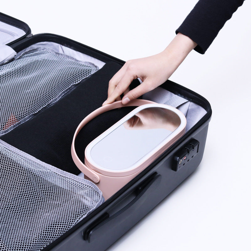 Creative Mini Portable Make-Up Box Led Rechargeable with mirror