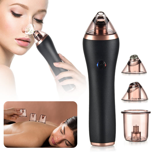 4 in 1 Cupping Blackhead Remover Machine Facial Pore Deep Cleansing Beauty Skin Care